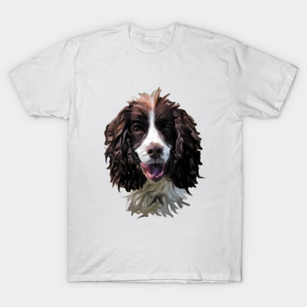 Springer Spaniel Dog T-Shirt by wizard023